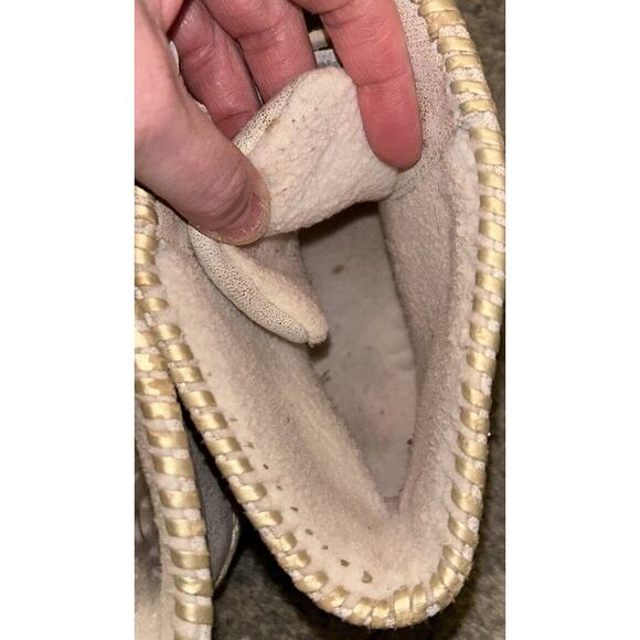 Jack Rogers Chloe Olive‎ Metallic Rain Duck Boots 8 - Picture 8 of 8